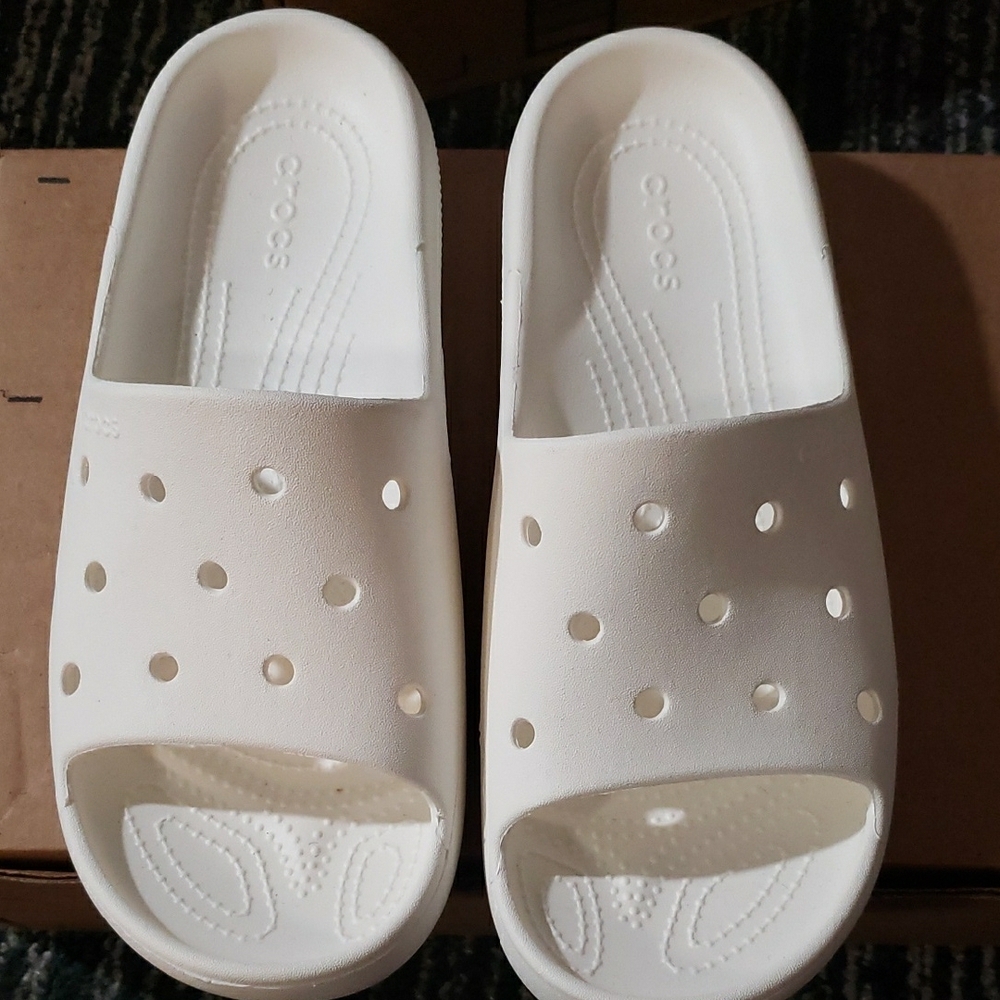 CROCS White Mules & Clogs